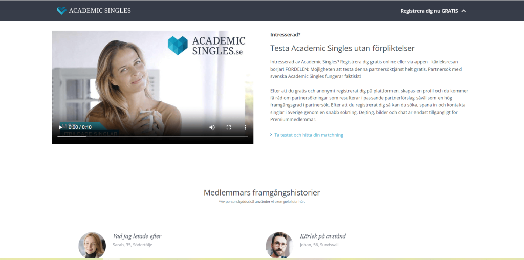 Academic Singles Recencion